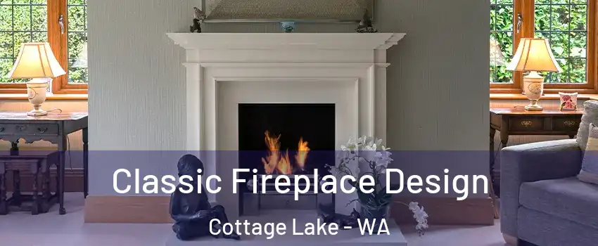  Classic Fireplace Design Cottage Lake - WA