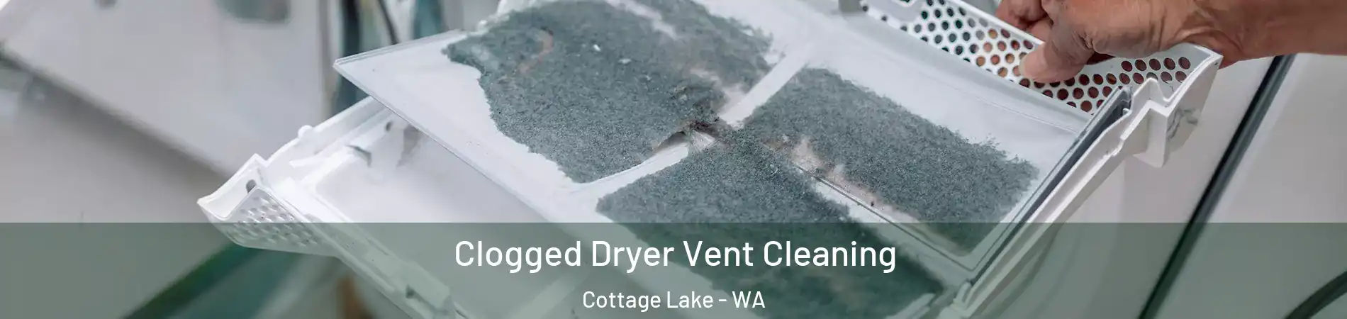  Clogged Dryer Vent Cleaning Cottage Lake - WA