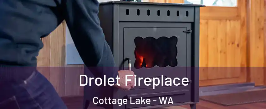  Drolet Fireplace Cottage Lake - WA