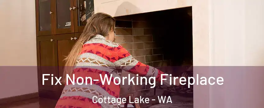  Fix Non-Working Fireplace Cottage Lake - WA