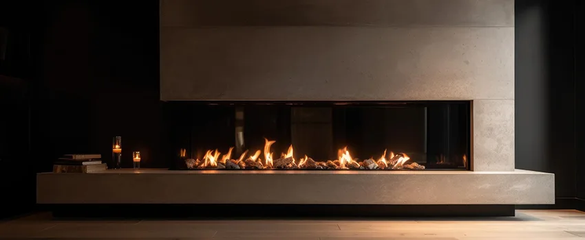 Gas Fireplace Ember Bed Design Services in Cottage Lake, Washington