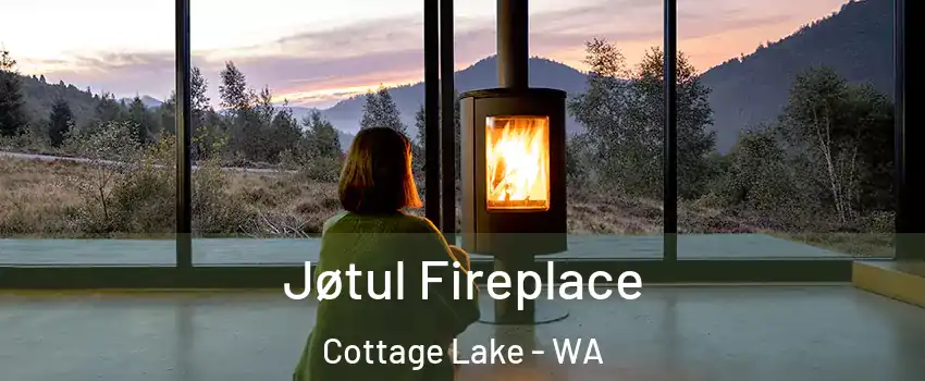  Jøtul Fireplace Cottage Lake - WA
