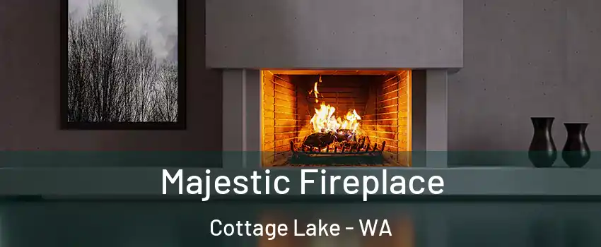  Majestic Fireplace Cottage Lake - WA